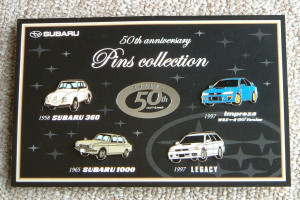 スバル販売５０周年記念ピンズコレクション